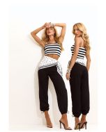 Lily Belle | Calça em Alfaiataria de Viscose Twill Preto