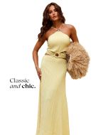 Lily Belle | Vestido Viscose Anarruga Amarelo Manteiga