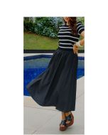 Imperio By Titanium | Saia de Tricoline Gode Preta