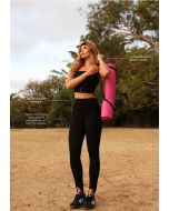 Lily Belle | Conjunto Malha Power Preto