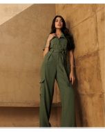 Madri Belle | Macacão Viviane Verde Militar