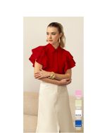 Imperio By Titanium | Camisa De Tricoline  Vermelho