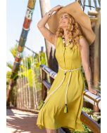 Montaria | Vestido Glaucia Amarelo