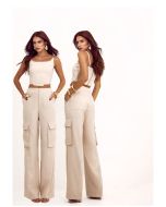 Lily Belle | Conjunto Confeccionado em Alfaiataria Bege