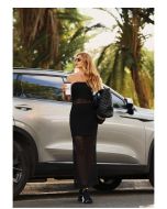 Lily Belle | Vestido Malha Power Preto