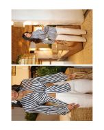 Lily Belle | Calça em Alfaiataria Chevron Off White