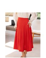 Imperio By Titanium | Saia Godê Alafaiataria de Viscose Vermelho