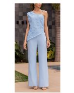Imperio By Titanium | Conjunto de Alfaiataria com Guipir Azul