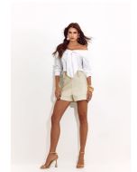 Lily Belle | Blusa em Tricoline Branco