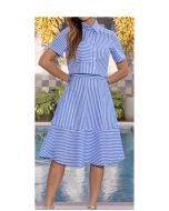 Imperio By Titanium | Saia Godê de Tricoline Listrada