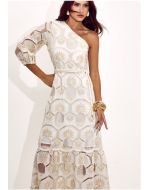 Lily Belle | Vestido Voil de Algodão Richelieu Off White