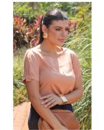 Dumene | Blusa com Manga Mantngale Twill Bege