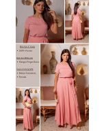 Dumene | Saia Transpassada Rosa