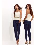 Lily Belle | Blusa em Alfaiataria Creme