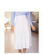 Imperio By Titanium | Saia Godê Alafaiataria de Viscose Branco