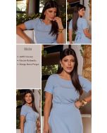 Dumene | Blusa Viscose 100% Azul