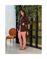Golstt | Casaco Suede Marrom