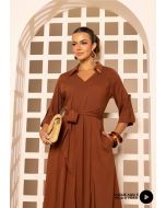 Montaria | Vestido Zafira Marrom