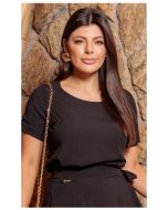 Dumene | Blusa Viscose 100% Preto