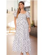 Imperio By Titanium | Vestido Detricoline com Poá