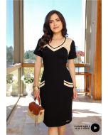Montaria | Vestido Latifa Preto