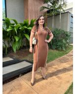 Montaria | Vestido Berna Bege
