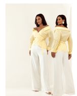 Lily Belle | Calça Off White