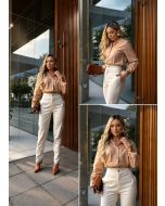Julia Rodrigues | Camisa M/L com Linho com Algodão