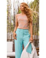 Cora Canela | T-shirt Viscolycra Nude