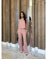 Maria Dubox | Conjunto de calça Oceano Rosa