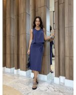 Maria Dubox | Conjunto de saia Florença Marinho