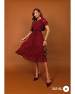 Montaria |Vestido Quésia Vermelho