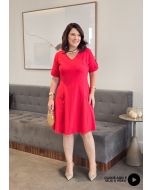 Montaria | Vestido Viena Vermelho
