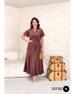 Montaria | Vestido Atlanta Marrom