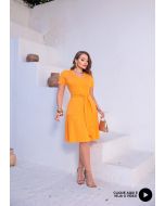 Montaria | Vestido Heizel Amarelo