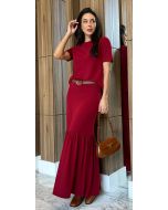 Maria Dubox | Conjunto de saia Violeta vermelho
