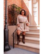 Bella Curves | Vestido Isabela Beje