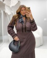 Bella Curves | Vestido Tania Marrom