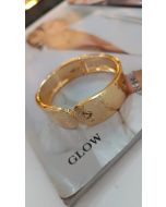 Glow | Bracelete totalmente fechada dourada