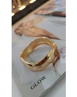 Glow | Bracelete Retangular dourada