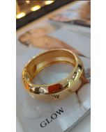 Glow | Bracelete Dourada Arredondada