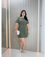 Dondoka | Vestido solto c/ faixa