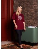 Savannah | T-shirt Akane Marsala