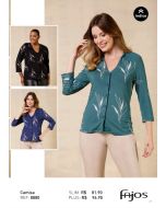Fajos | Camisa Estampada Longa