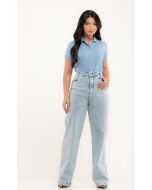 Adizza | Calça Wide Leg Jeans Clara
