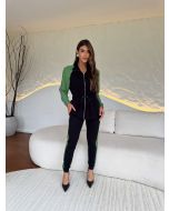 Maria Dondoca | Conjunto Preto com Verde