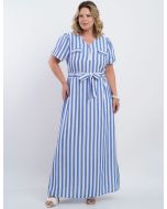 Dona Charme | Vestido Longo Listra