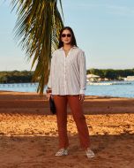 Savannah | Camisa Kyoko Marrom