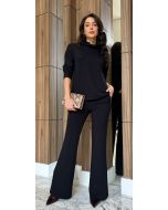 Maria Dubox | Conjunto de calça Iolanda preto