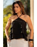 Flor da Moda | Blusa Alça babado